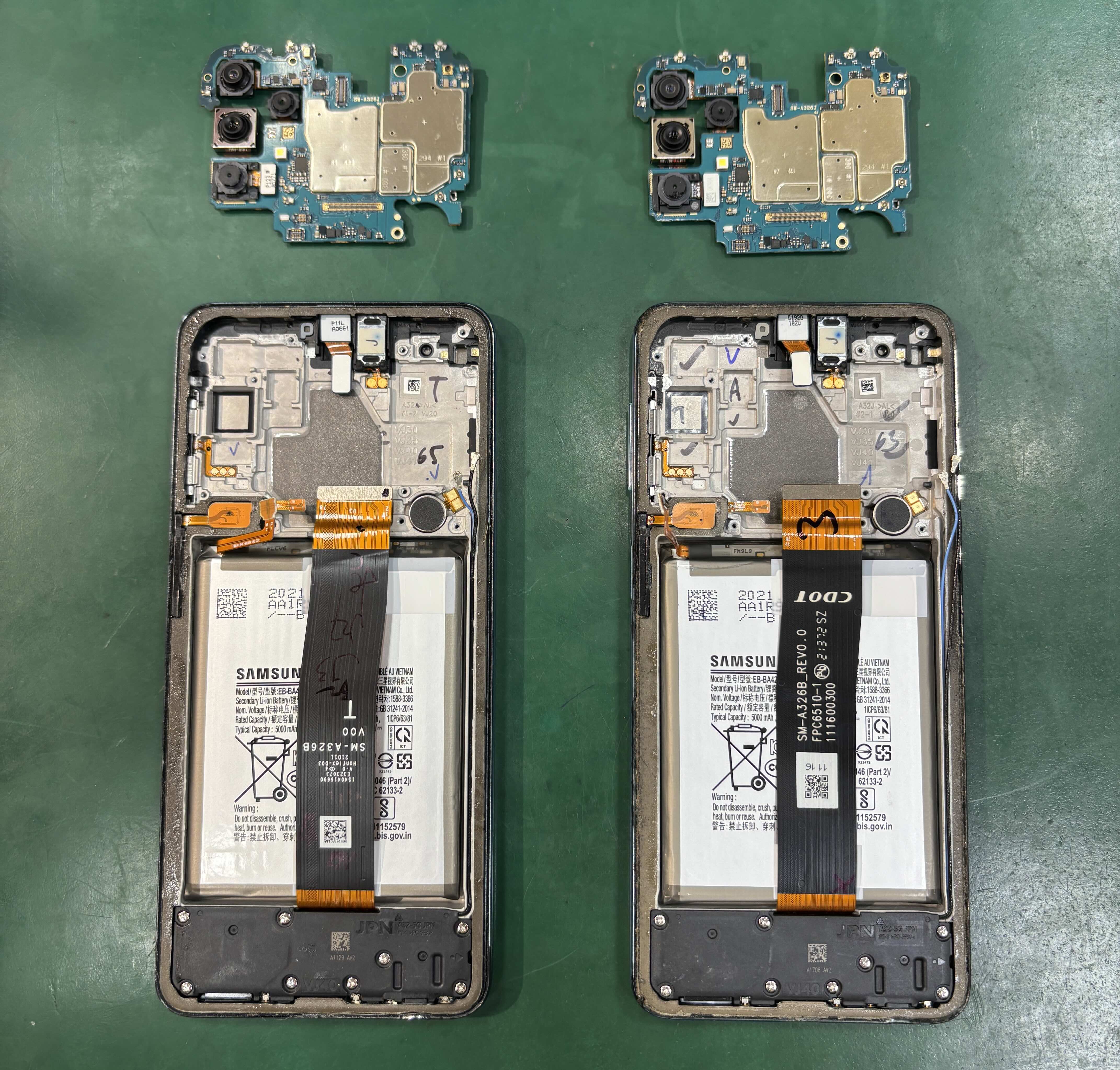 Galaxy A32 落下で液晶不良！