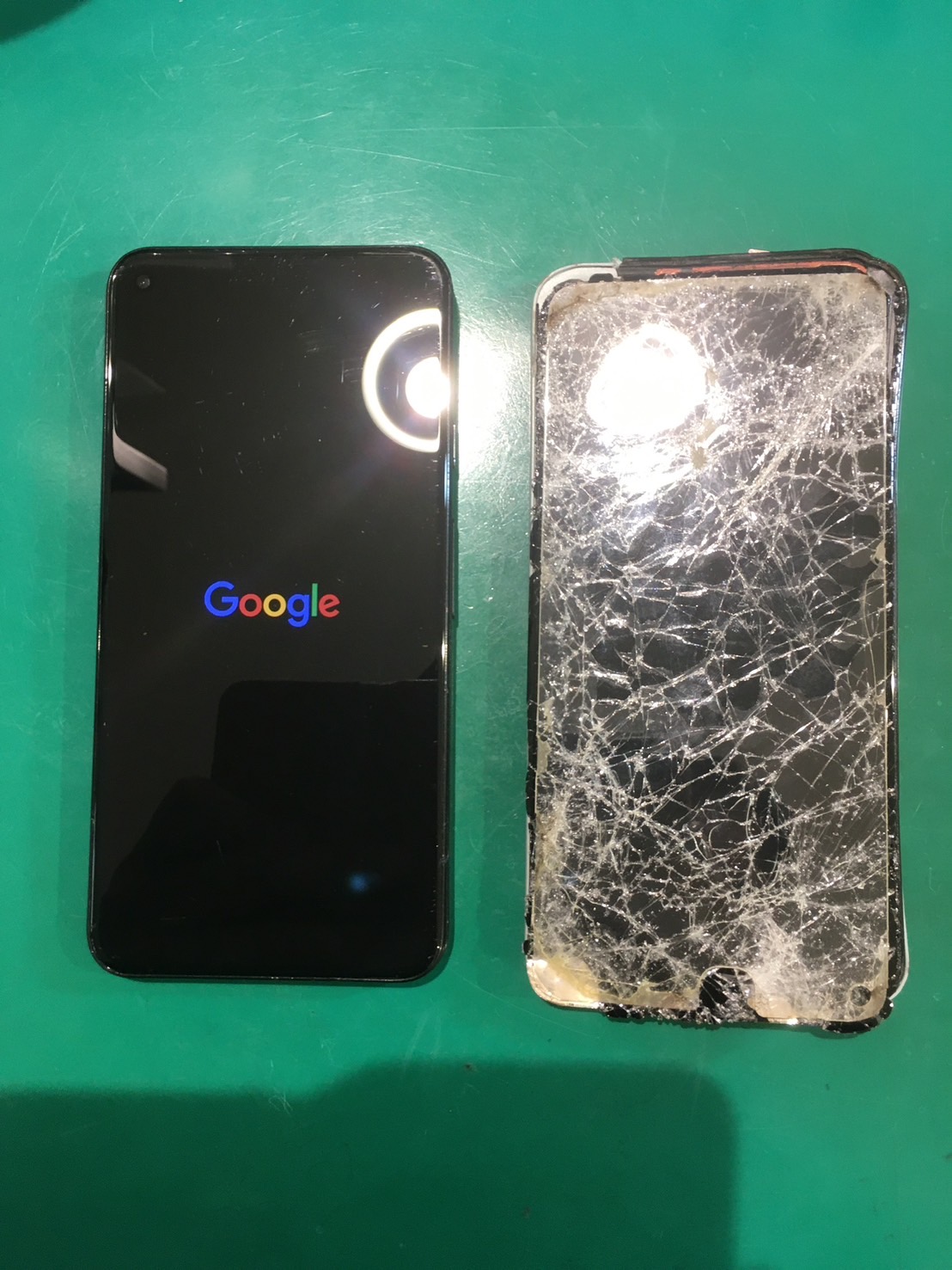 Pixel5(ピクセル)画面割れにつき画面交換【スマホ修理工房大井町店】