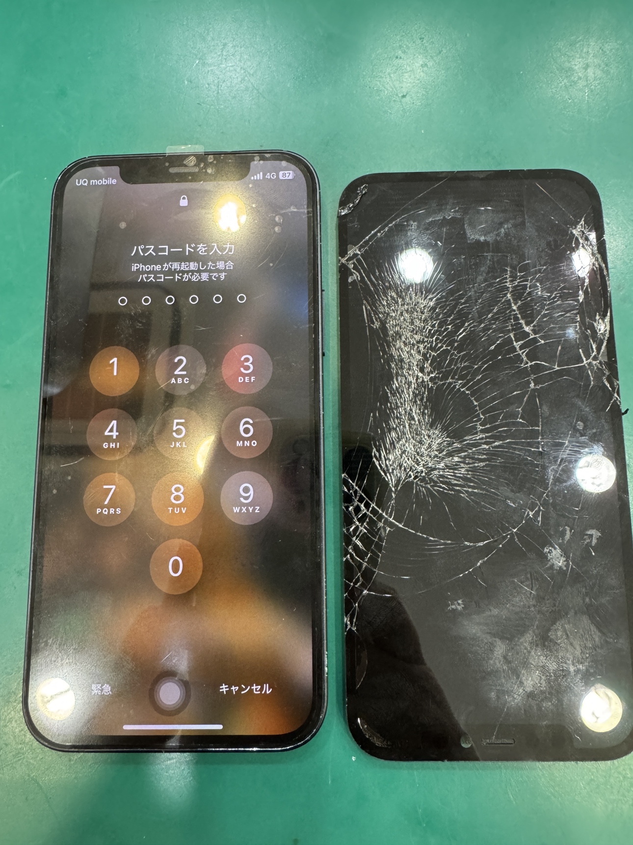 iPhone12の画面交換修理を行いました！！