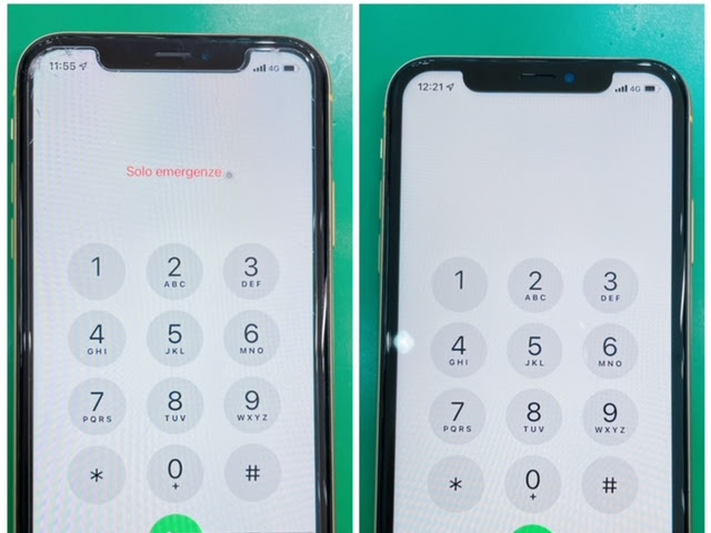 iPhoneXRガラス割れ修理