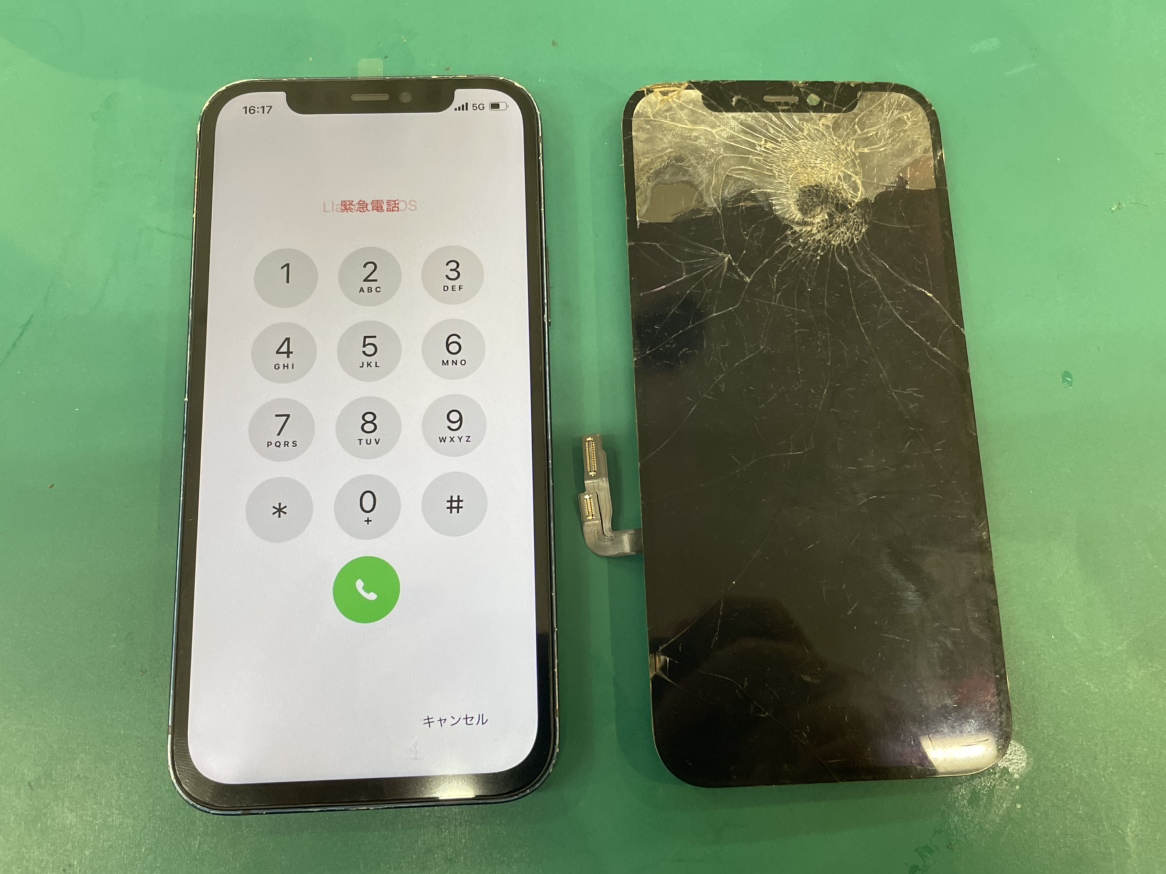 【iPhone12 】画面交換修理いたしました！