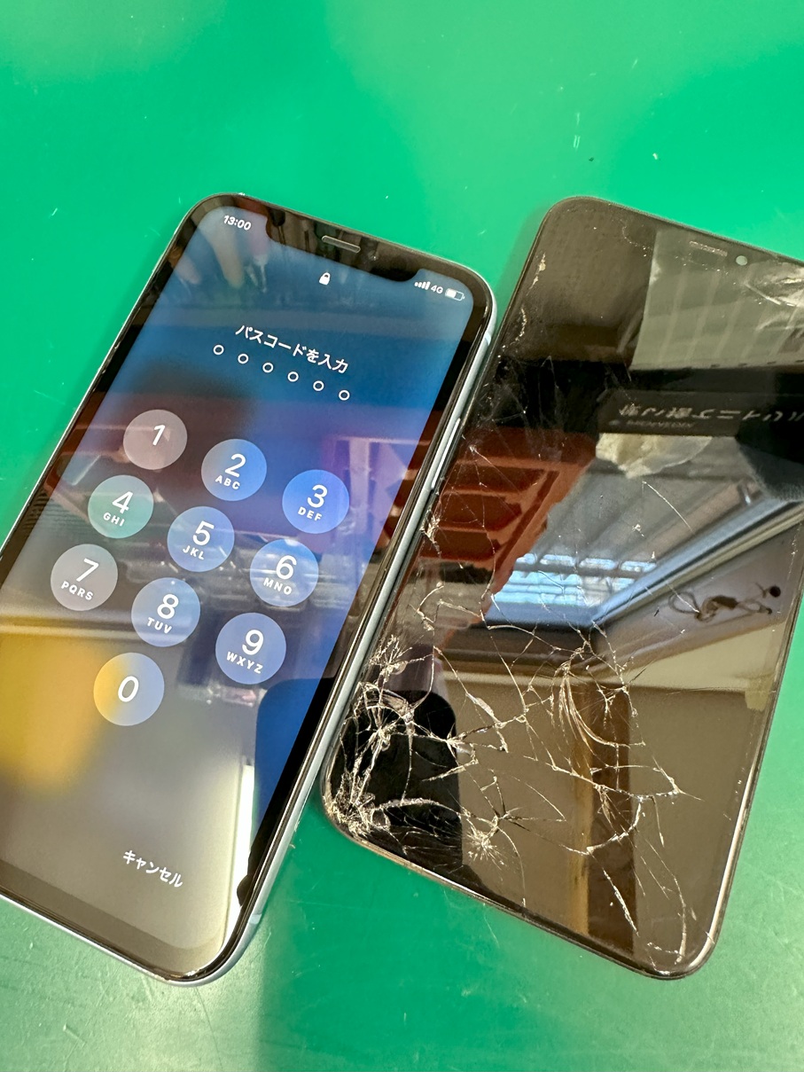 iPhoneXR画面割れ修理【スマホ修理工房熊谷店】
