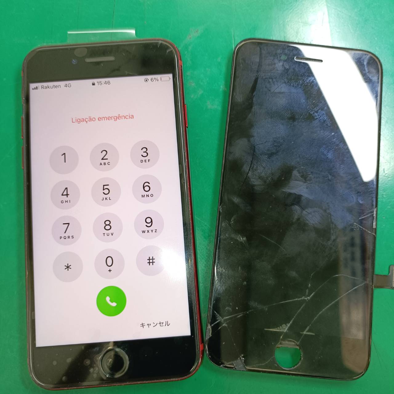 【スマホ修理工房三鷹店】iPhoneSE3の画面交換修理を行いました！