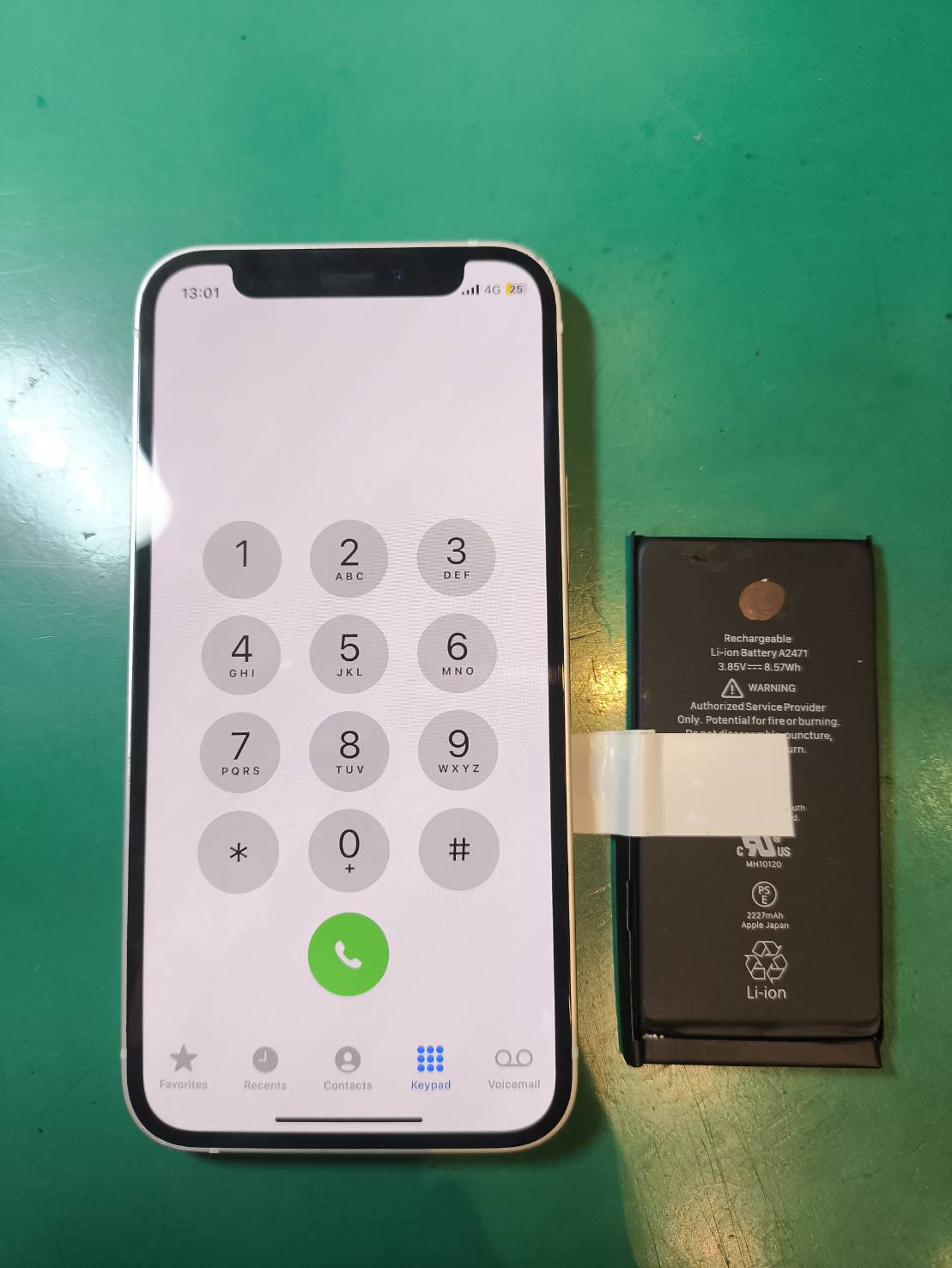 【スマホ修理工房新百合丘オーパ店】iPhone12mini バッテリー交換