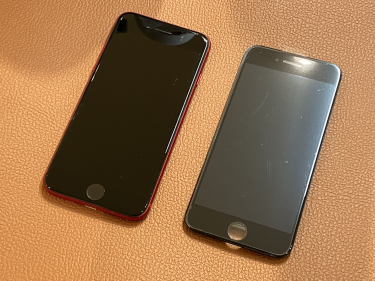 一部タッチが効かなくなってしまったiPhoneSE2（アイフォン）の画面交換修理を承りました！