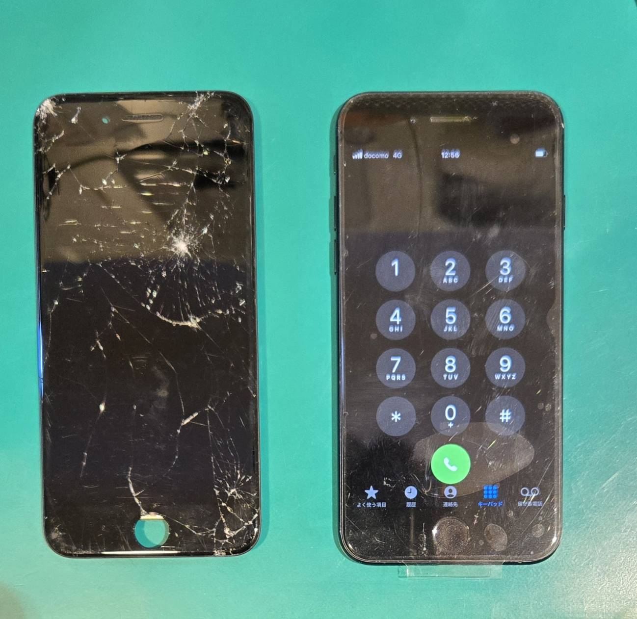 iPhoneSE(第3世代) の画面が割れてしまった、、、【スマホ修理工房 調布パルコ店】
