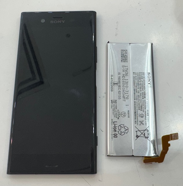 ⚡🔋Xperia XZ1(エクスペリアXZ1)バッテリー交換🔋⚡