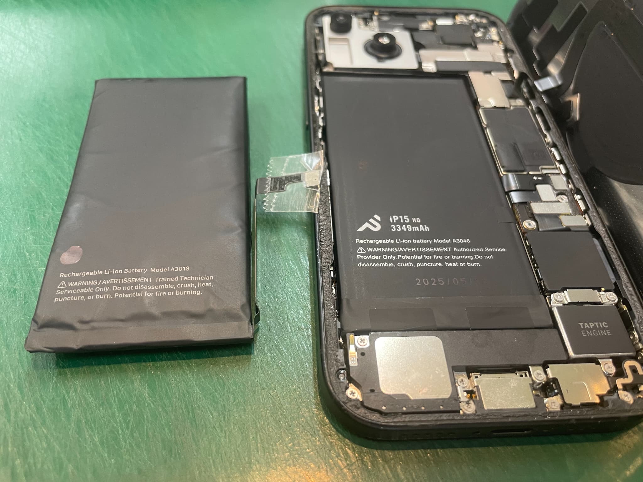 iPhone15　バッテリー交換の修理を承りました！-スマホ修理工房和光駅前店-