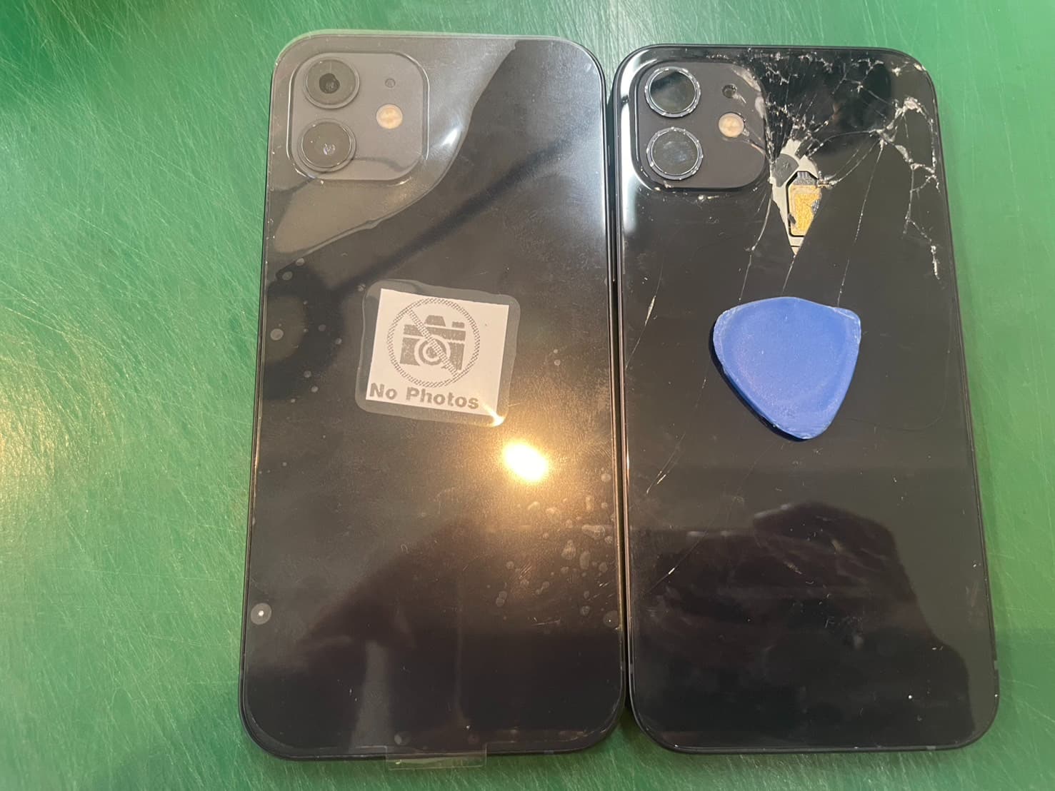 iPhone12のバックパネル交換の修理を承りました-スマホ修理工房和光駅前店-