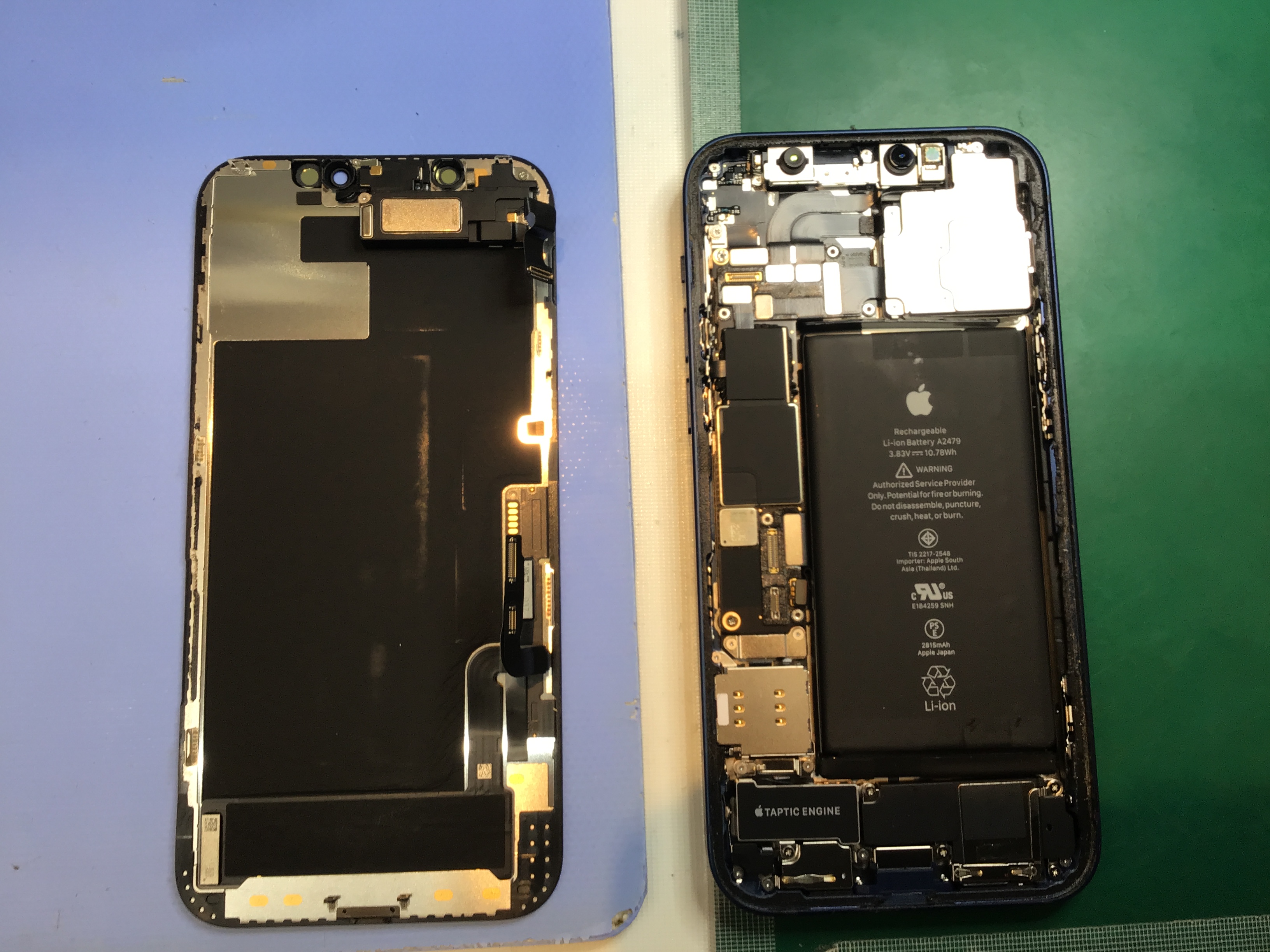 iPhone12のバッテリー交換は、データそのまま・即日修理のスマホ修理工房京王聖蹟桜ヶ丘ショッピングセンターB館店へ！