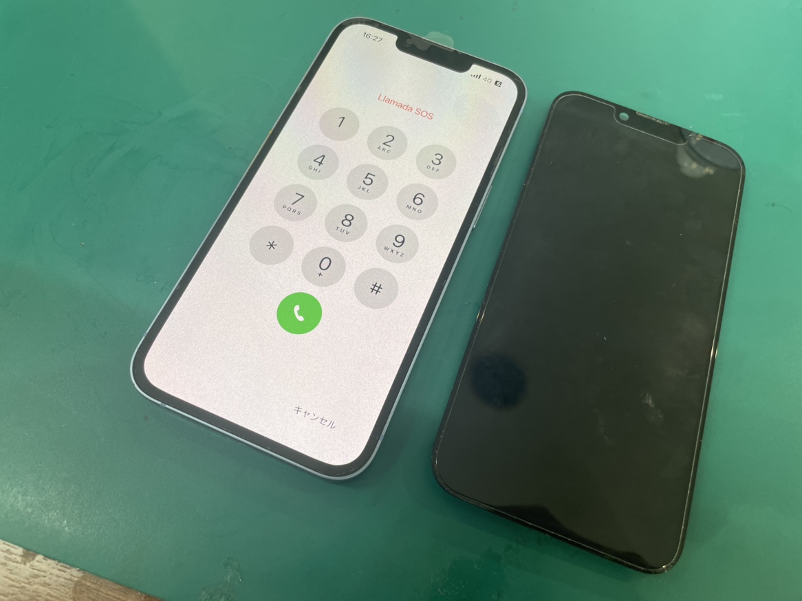 iPhone13 液晶画面修理いたしました!