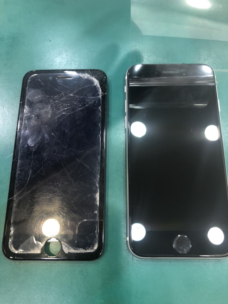iPhoneSE2の画面交換修理を行いました!!スマホ修理工房テラスモール湘南店