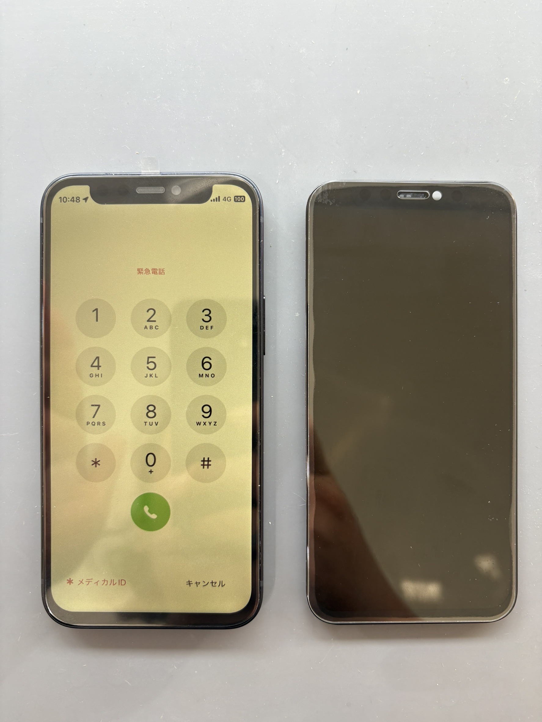 画面は無傷でも要注意!iPhone 12 mini、液晶だけが突然ブラックアウト…液晶交換で即日復活!【スマホ修理工房大和店】