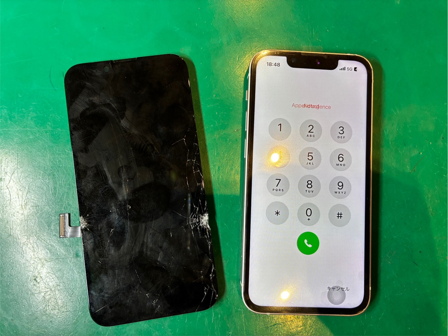 画面に何も表示されない… iPhone 13 mini 画面交換修理を行いました【スマホ修理工房ミーツ国分寺店】