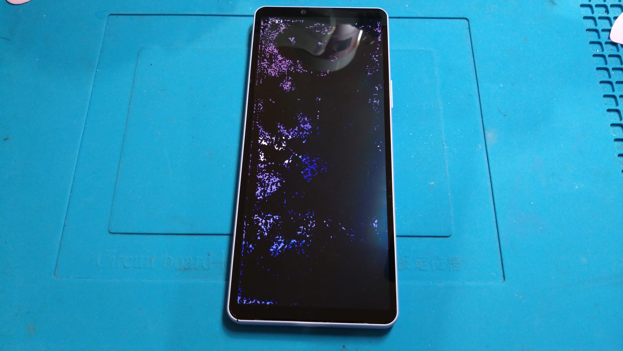 落として液晶不良が出てしまったXperia10Ⅴ（エクスペリア）の画面交換修理を承りました