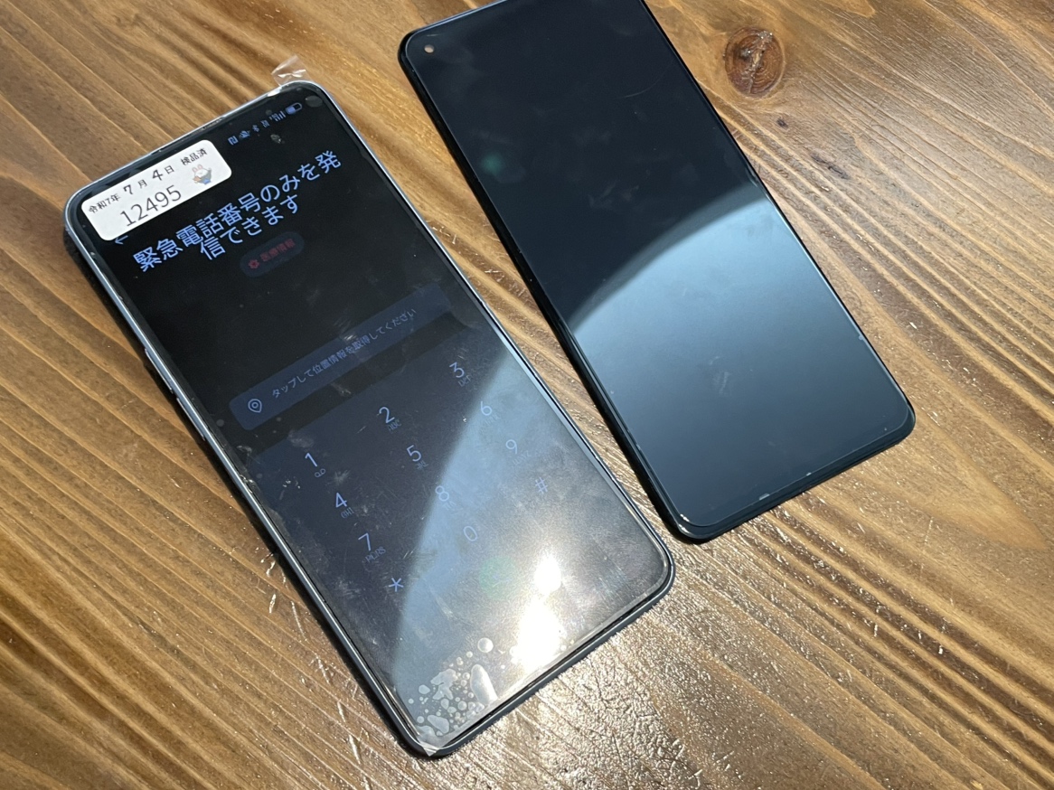 OPPO Reno7A画面交換修理致しました！