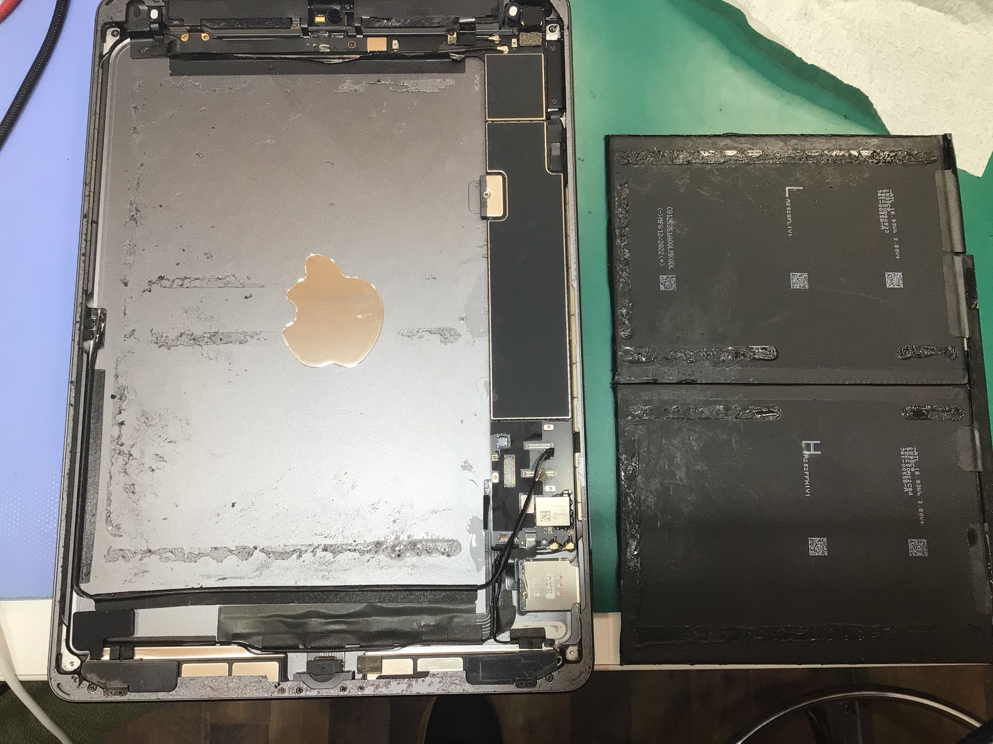 ipad９バッテリー修理　データをそのまま・最短即日修理のスマホ修理工房イーアス高尾店にご相談下さい！