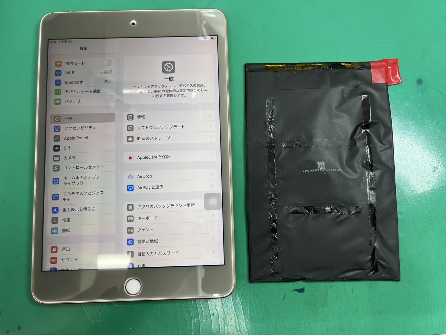 まだまだ使えます!!iPadmini4(アイパッド)バッテリー交換【スマホ修理工房大井町店】