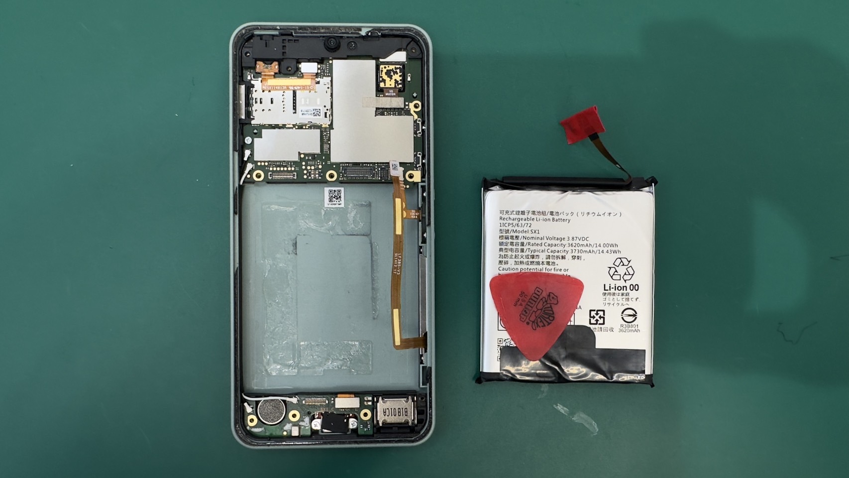 AQUOS sense(アクオス センス)起動不可によるバッテリー交換【登戸・向ヶ丘遊園店】