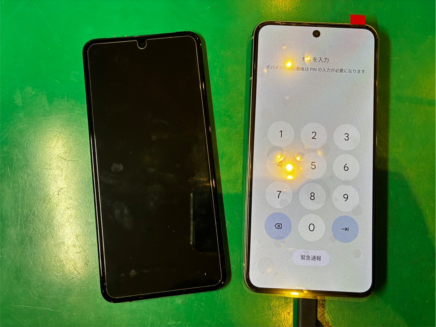 急に画面がつかなくなった… pixel8 画面交換修理を行いました【スマホ修理工房ミーツ国分寺店】