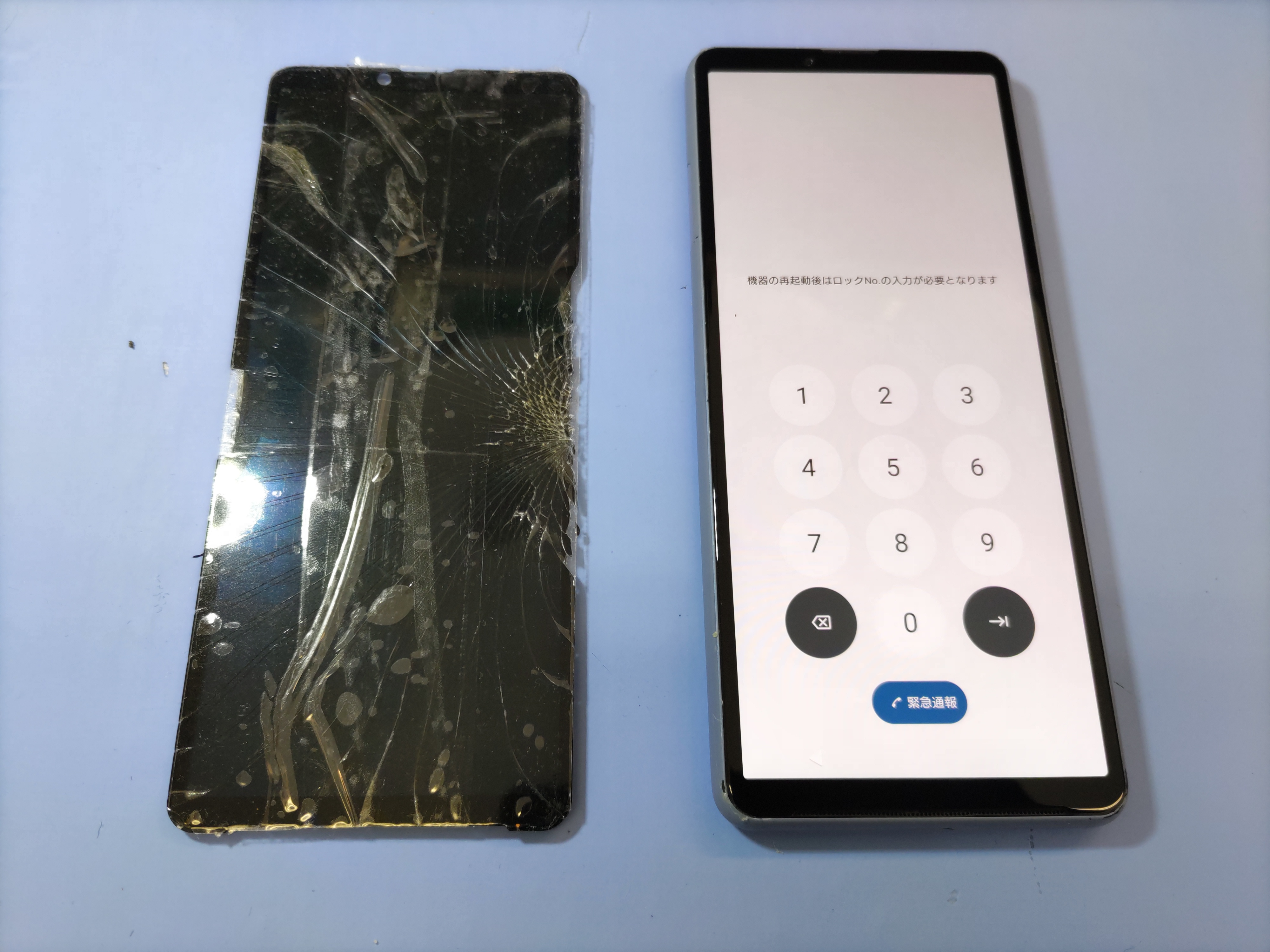 【Xperia 10 Ⅲ】ガラスが割れた、ヒビが入ったらスマホ修理工房カインズ前橋吉岡店へご相談ください！
