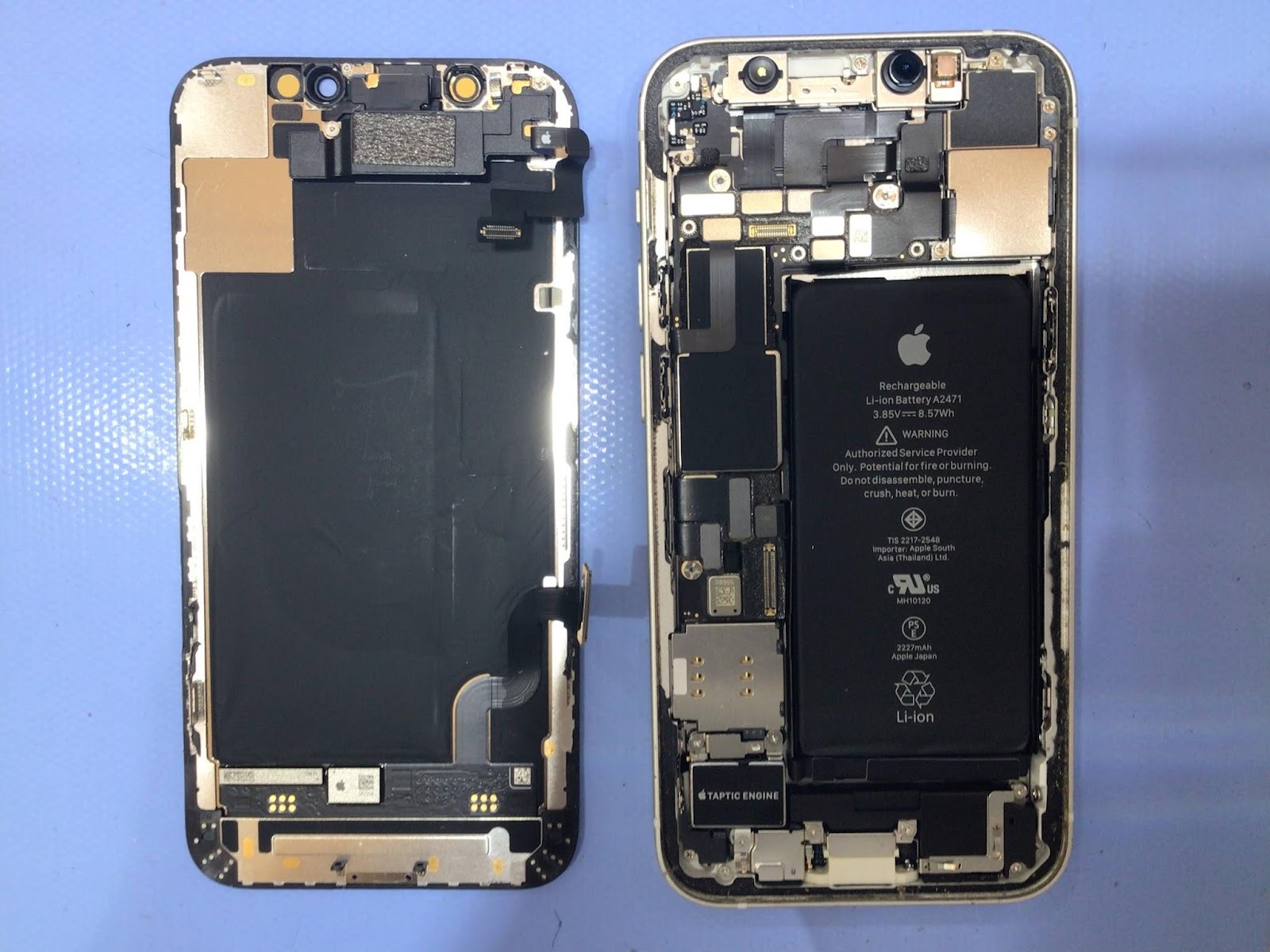 バッテリーiPhone12 mini修理　データをそのまま・最短即日修理のスマホ修理工房イーアス高尾店にご相談下さい！