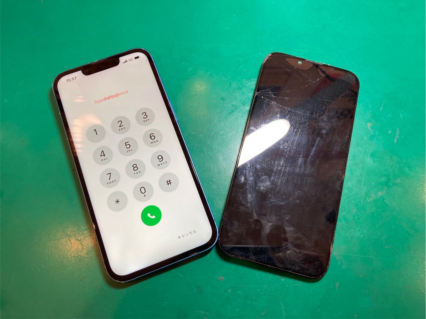 【スマホ修理工房新百合丘オーパ店】iPhone13 (アイフォン13)　液晶パネル交換