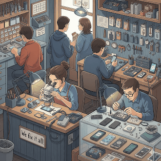 崖の上の工具箱