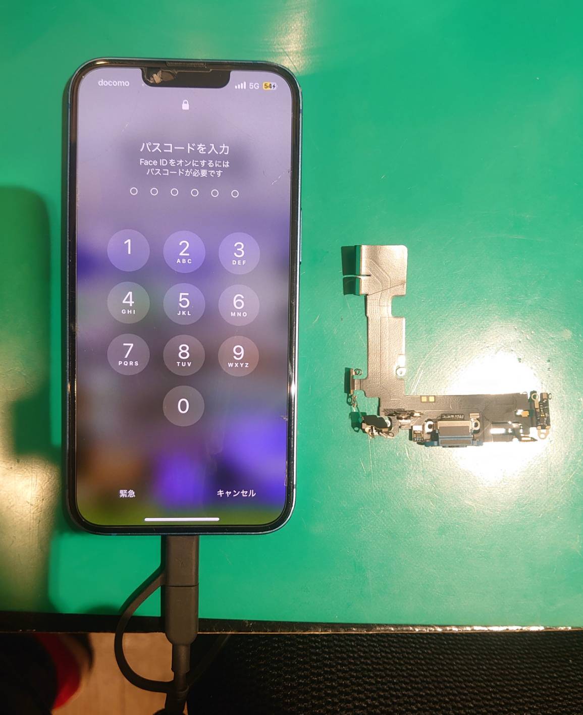iPhone13　充電口交換致しました【iPhone修理工房調布パルコ店】