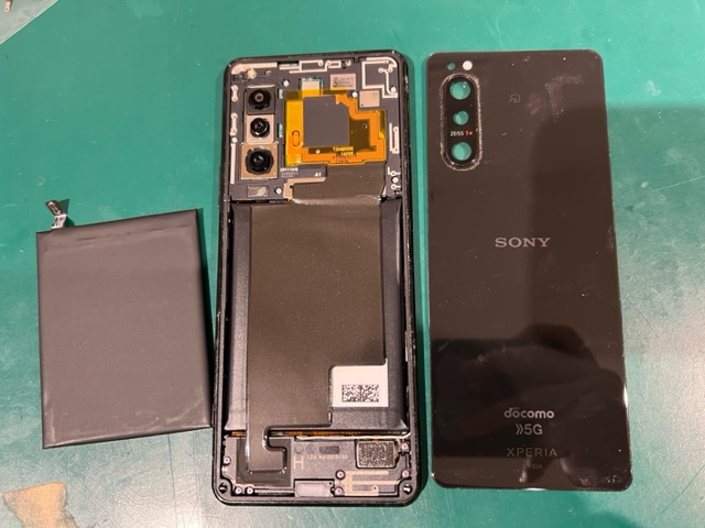 流山市からお越しの　バッテリー交換Xperia(エクスペリア)5の修理をしました！【スマホ修理工房　柏店】