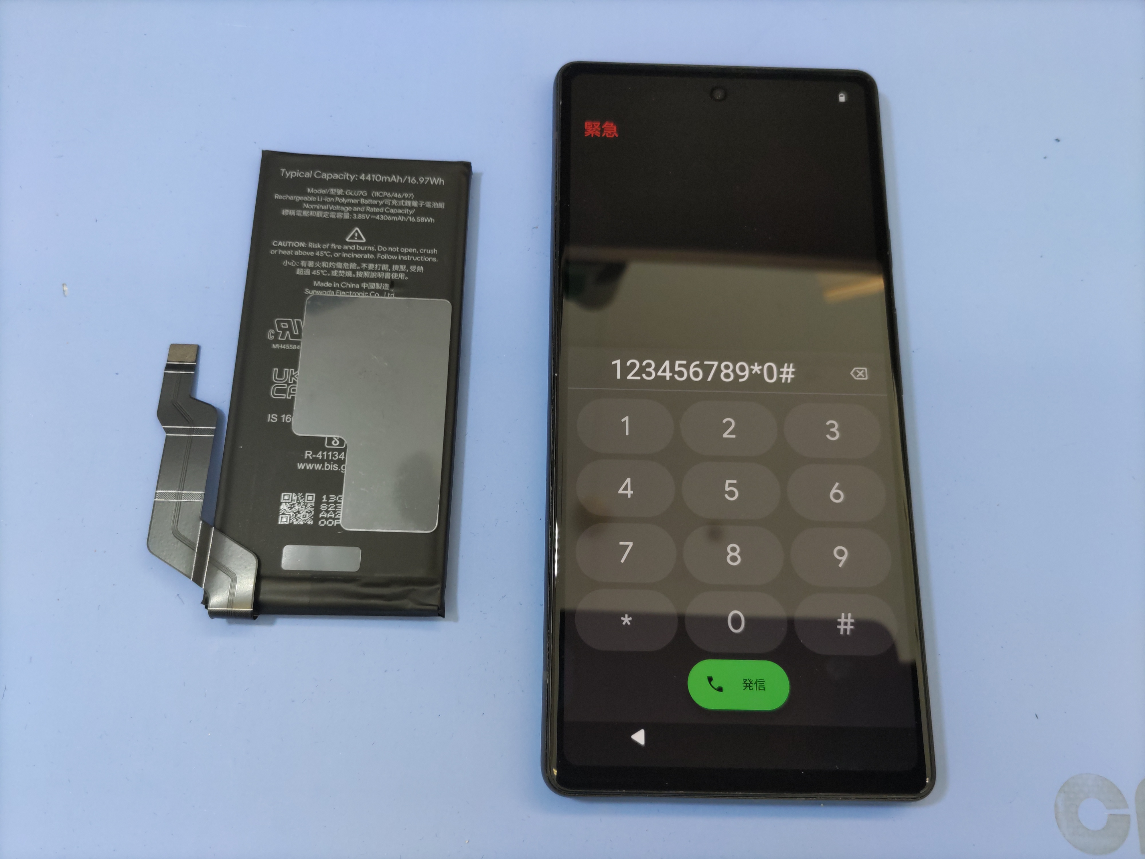 【pixel6a】バッテリー交換即日修理のスマホ修理工房カインズ前橋吉岡店へ