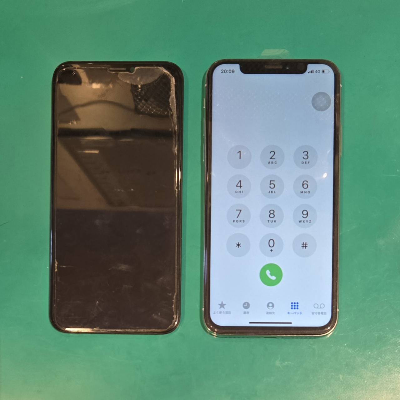 iPhoneXの画面表示不良も即日対応可能です!【スマホ修理工房 調布パルコ店】