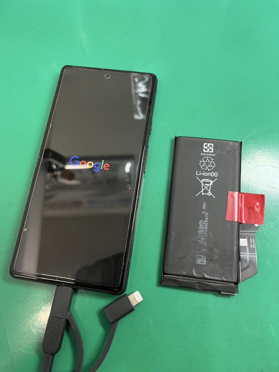 Pixel6a(ピクセル)バッテリー交換【スマホ修理工房大井町店】