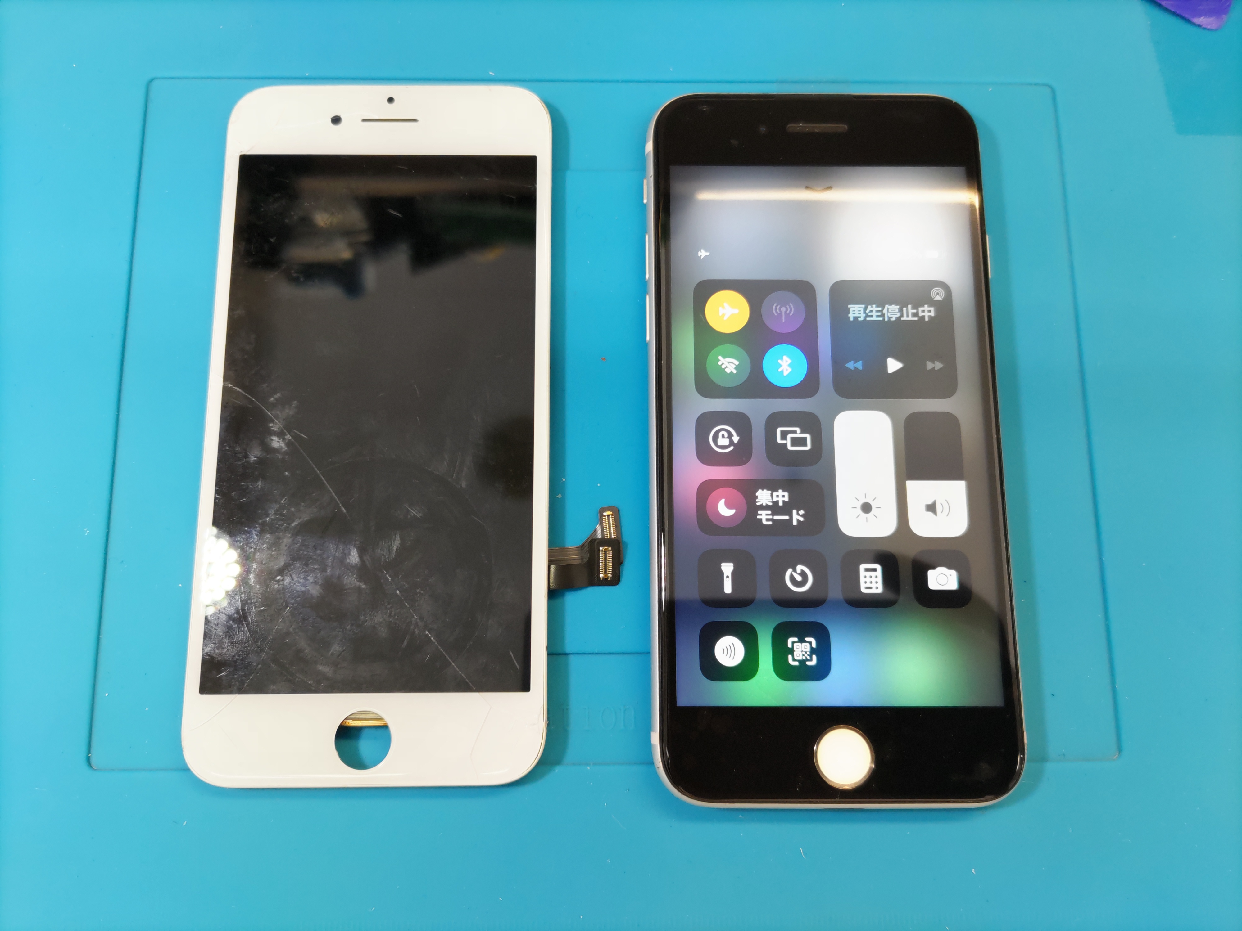 【iPhone8】液晶が乱れる、線が入るなど画面のトラブル！スマホ修理工房カインズ前橋吉岡店へお任せください！