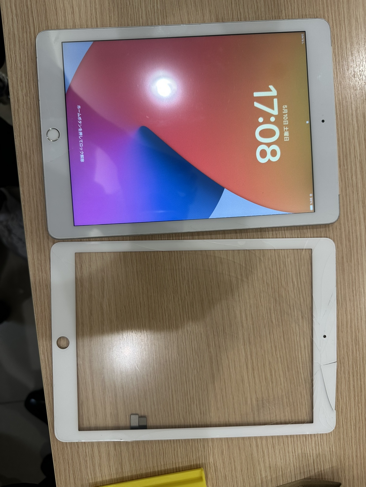 iPad7（アイパッド）のガラス割れはスマホ修理工房イオンモール福岡店で即日修理可能です！