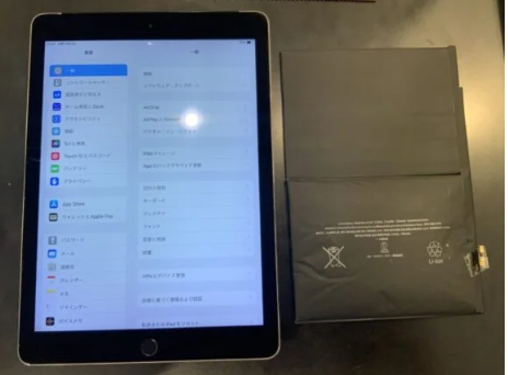 iPadAir2（アイパッド）のバッテリー交換はスマホ修理工房イオンモール福岡店で即日修理可能です！