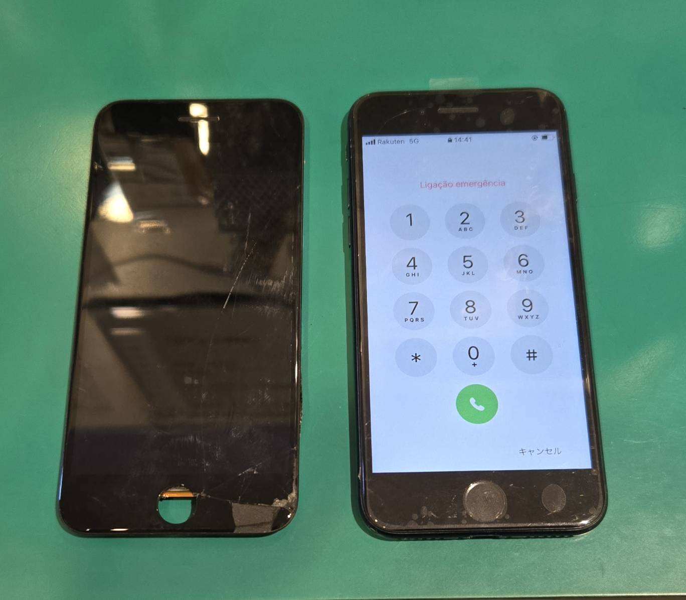 iPhoneSE3の画面割れ・表示不良も即日対応可能です🙆‍♀️【スマホ修理工房 調布パルコ店】