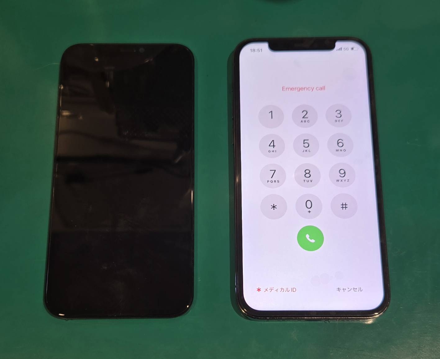 iPhone12Proが水没で真っ暗に…水没洗浄と画面交換でデータそのまま復旧🙆‍♂️【スマホ修理工房 調布パルコ店】