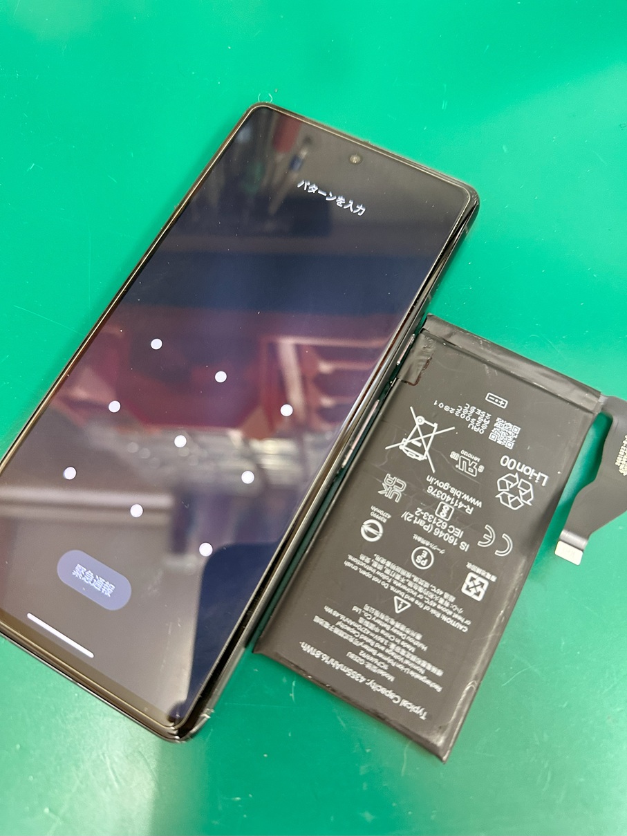 GooglePixel7バッテリー交換【スマホ修理工房熊谷店】