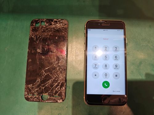 マルコとマルオの10日間開催中！！車にひかれたiPhoneSE3修理承りました！【スマホ修理工房北千住マルイ店】