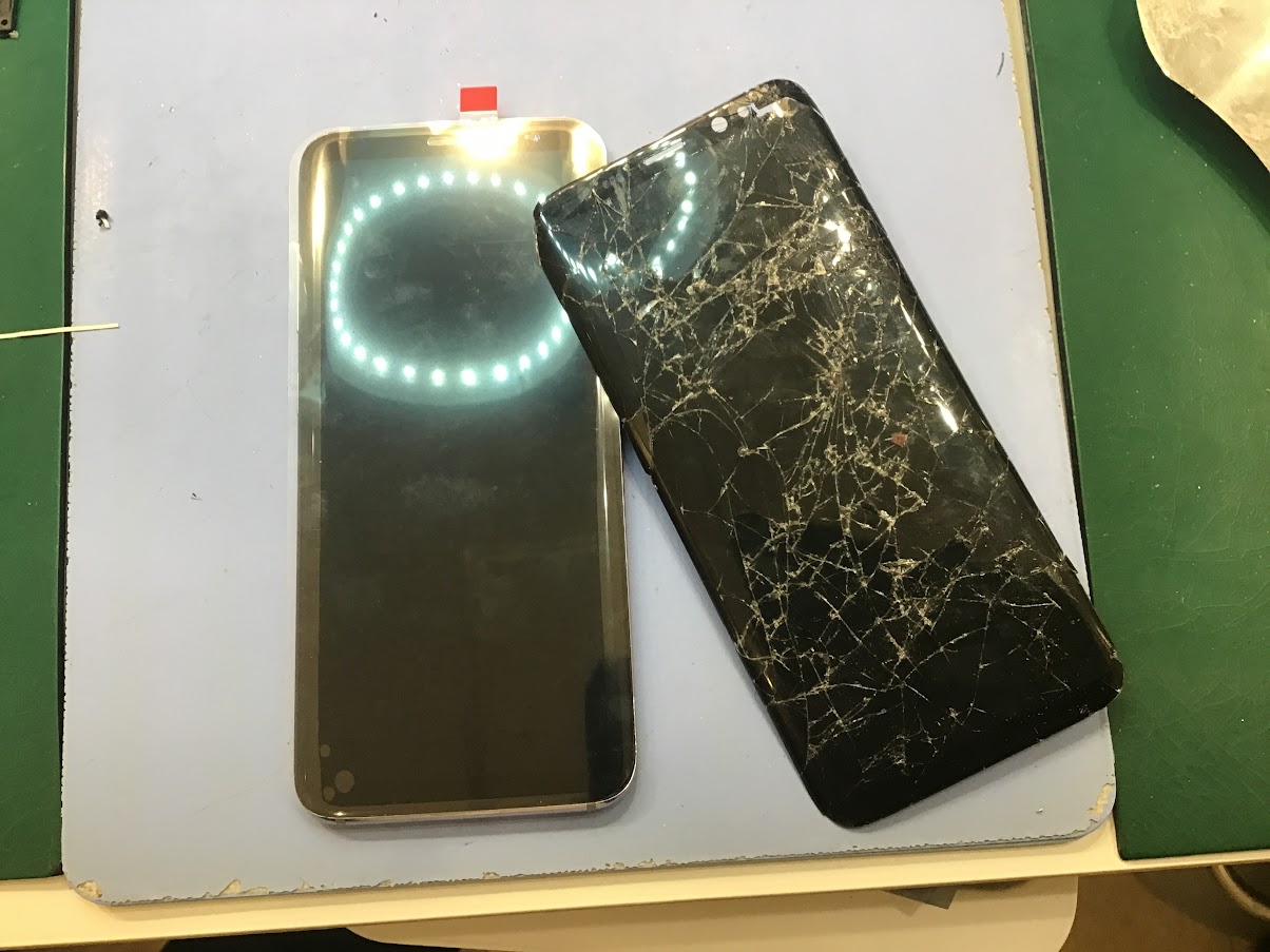 GalaxyS8の画面交換ならデータそのまま修理可能なスマホ修理工房セレオ甲府店へ！
