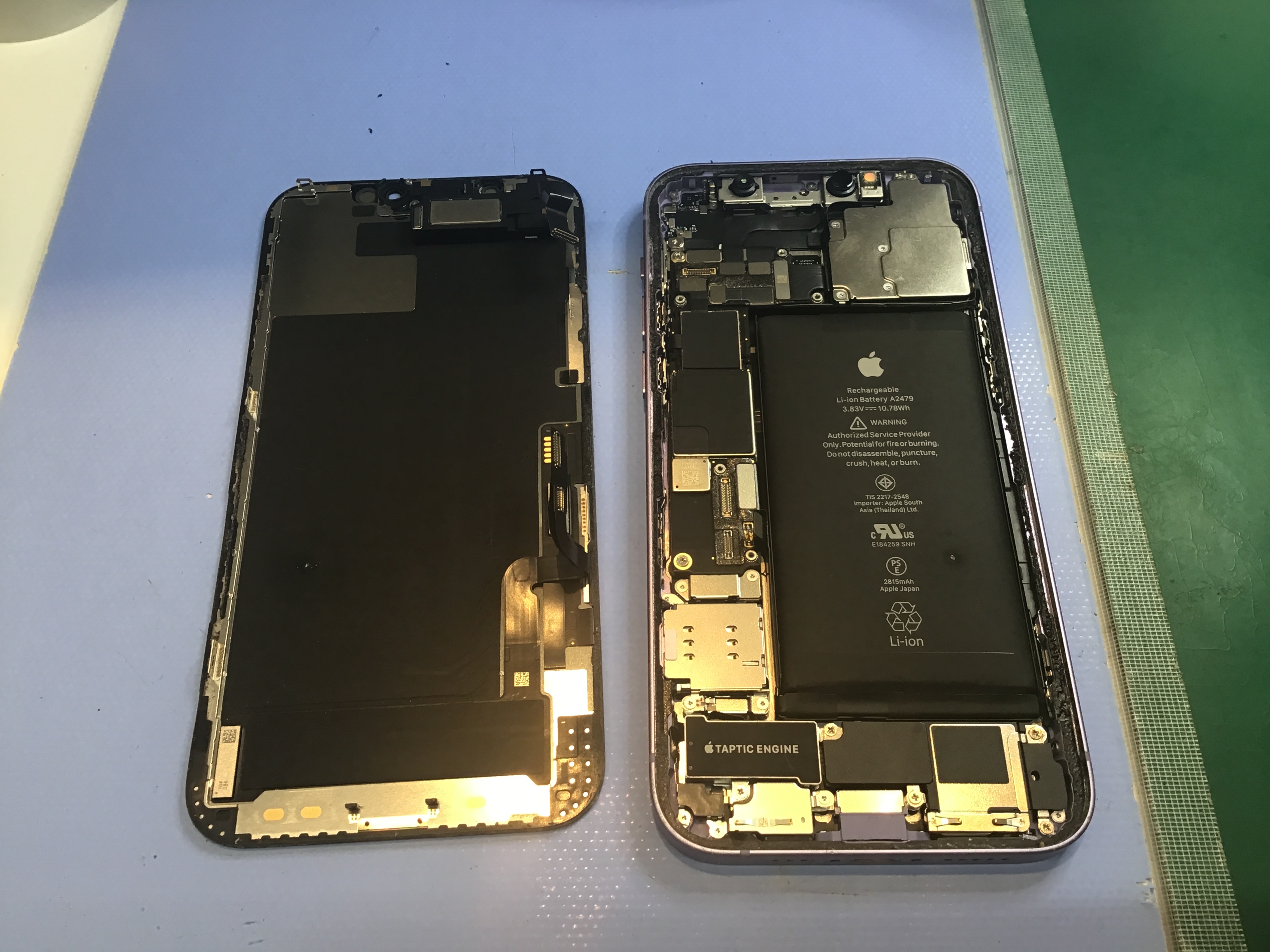 iPhone12のバッテリー交換は、データそのまま・即日修理のスマホ修理工房京王聖蹟桜ヶ丘ショッピングセンターB館店へ！
