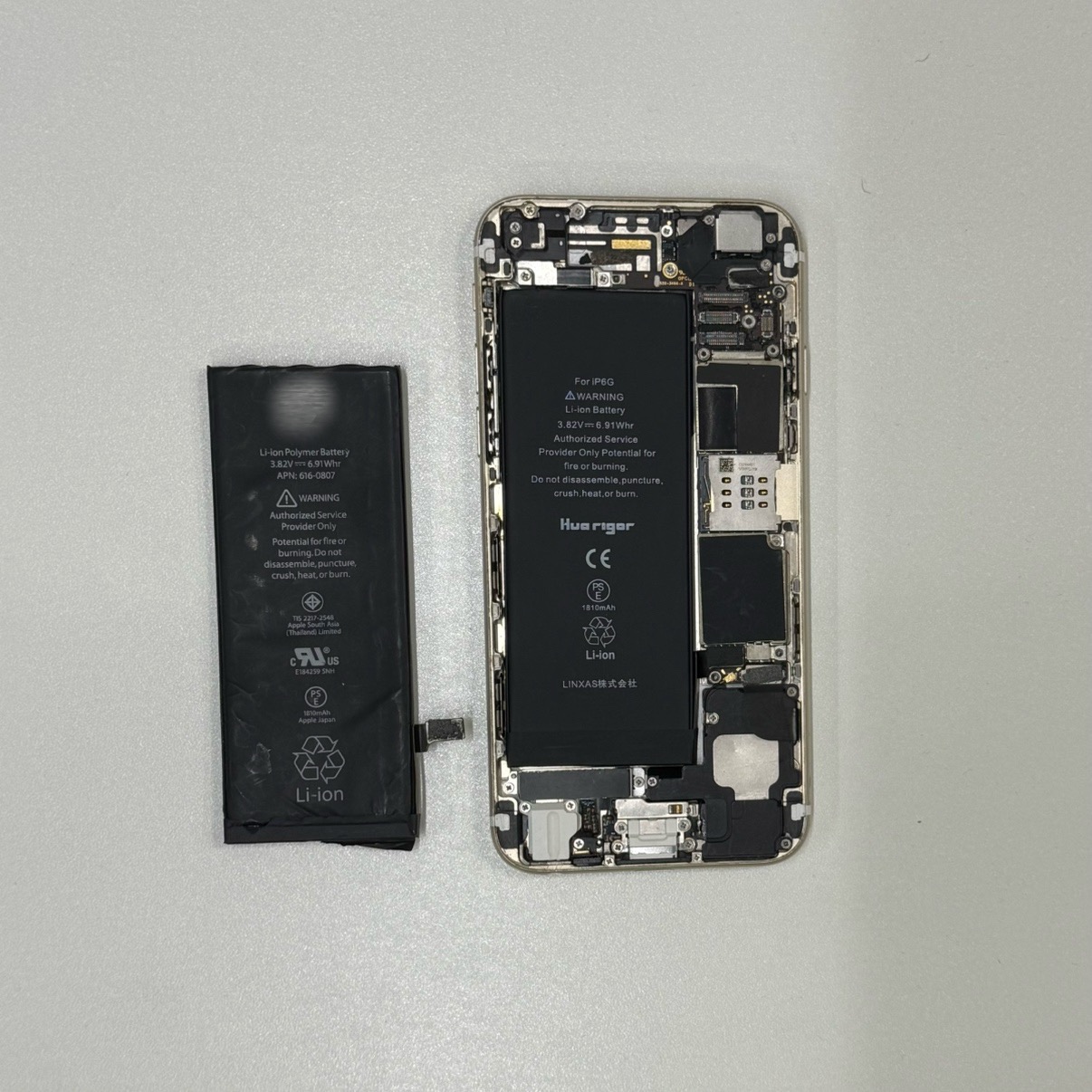 iPhone6（アイフォン6）のバッテリー交換は「スマホ修理工房 春日部店」にお任せください！
