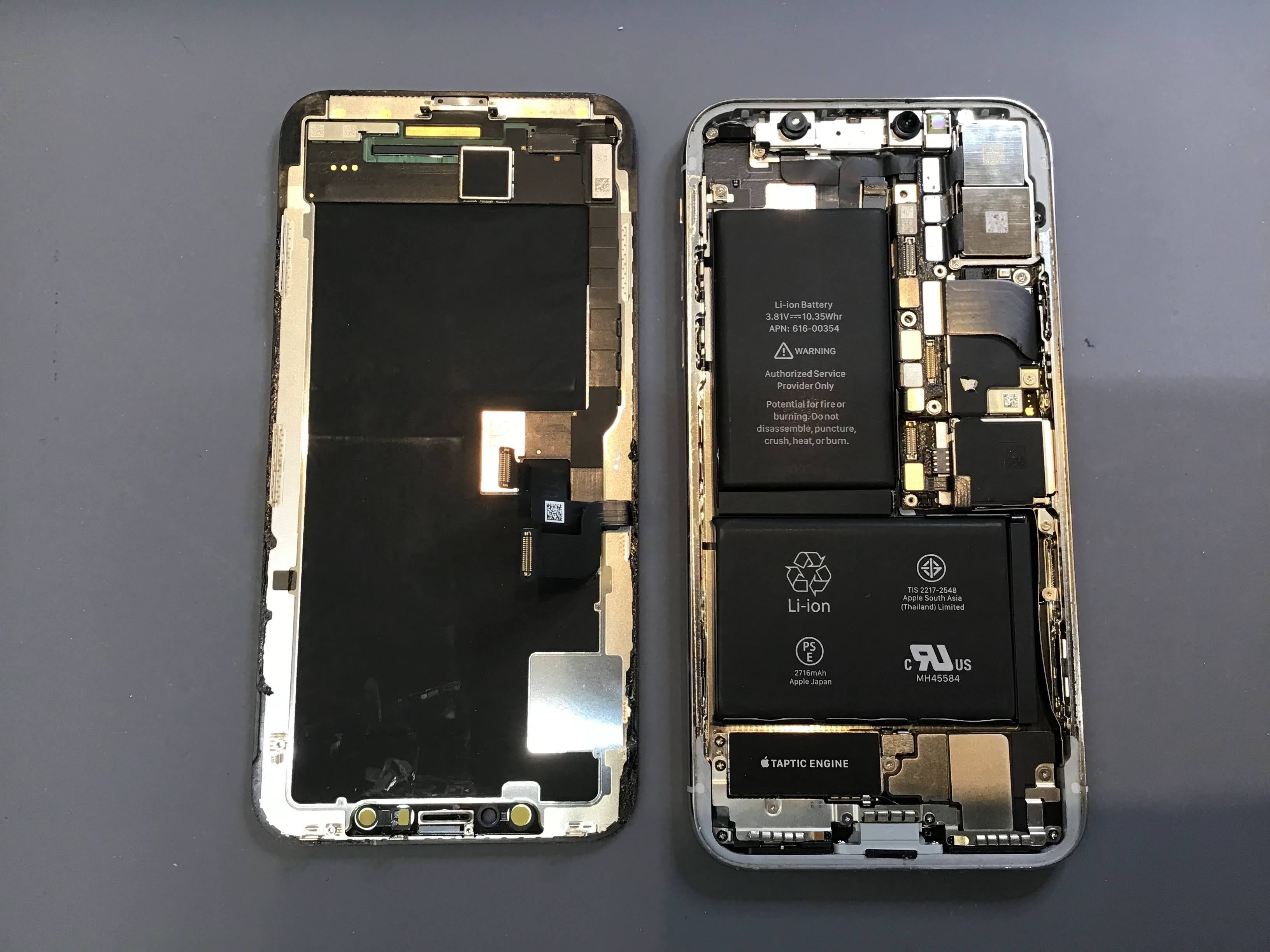 iPhoneXのバッテリー交換は、データそのまま・即日修理のスマホ修理工房京王聖蹟桜ヶ丘ショッピングセンターB館店へ！