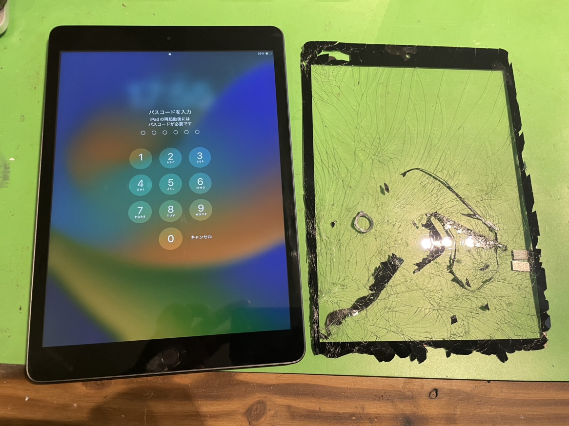 iPad 第9世代　タッチガラス交換修理
