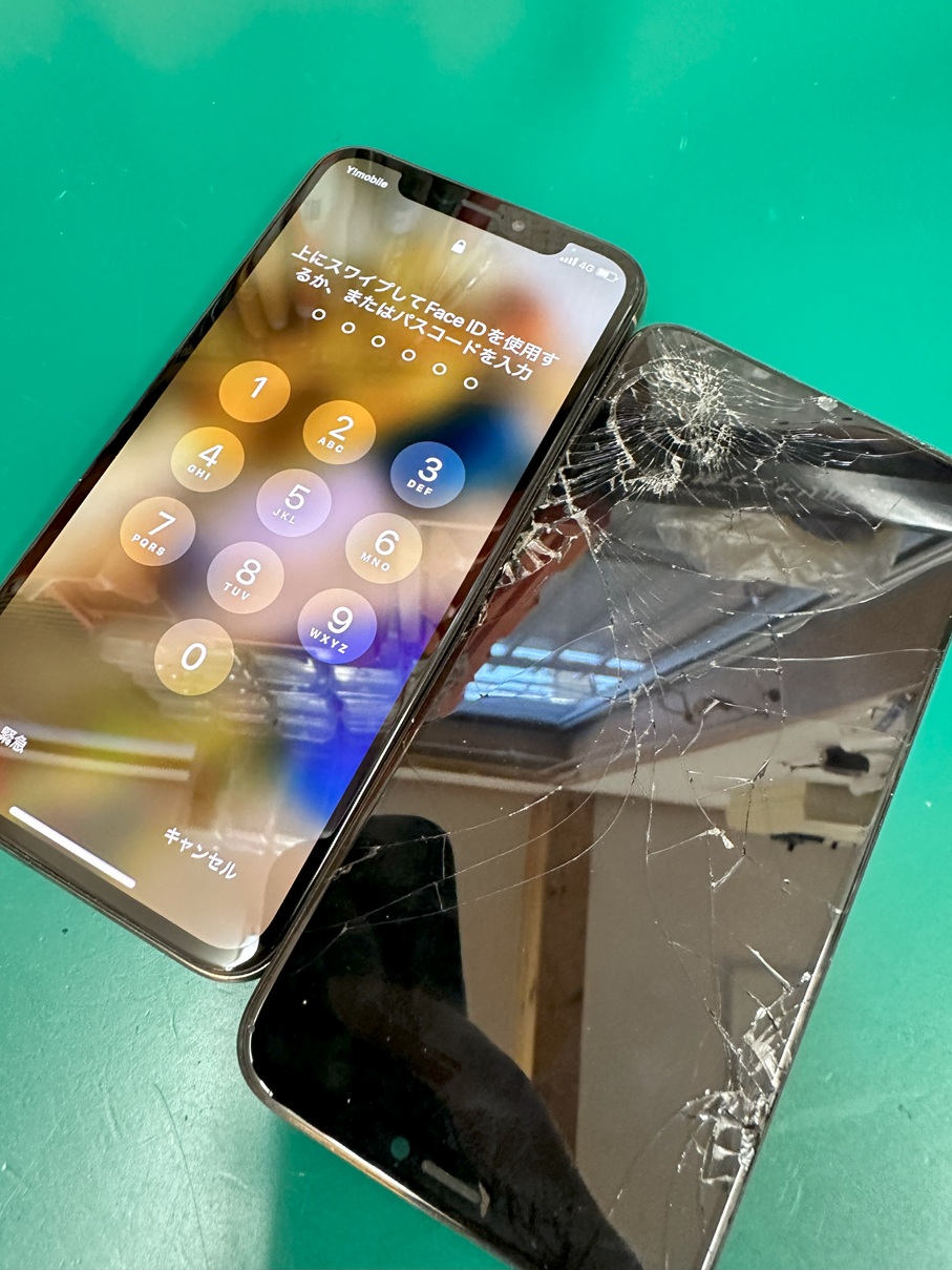 iPhoneXS画面修理【スマホ修理工房熊谷店】