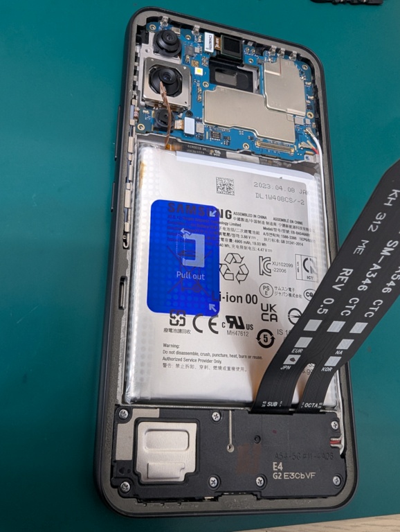 📱🔋 Galaxy A54（ギャラクシー エイフィフティフォー） バッテリー交換ならスマホ修理工房アル・プラザ小杉店へ！