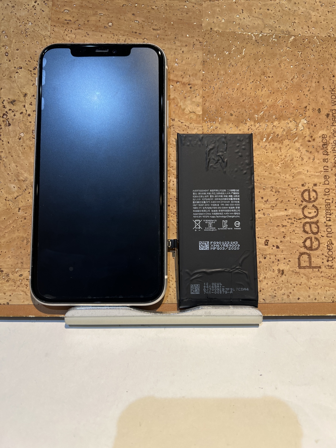 iPhone11(アイフォン11）のバッテリー交換を行いました。(*'▽')