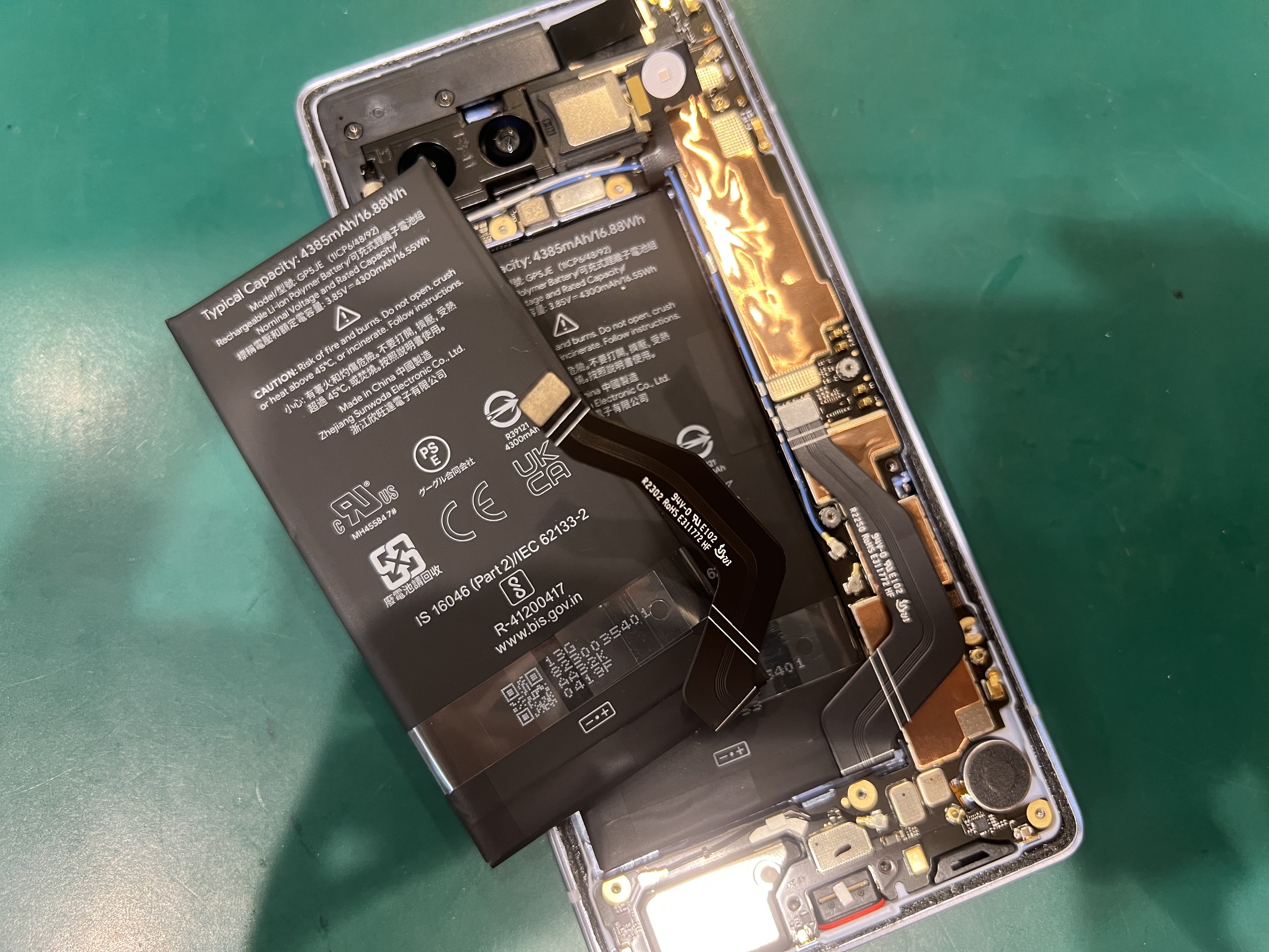 Pixel7a（ピクセル7a）のバッテリー交換はデータそのままで承ります！