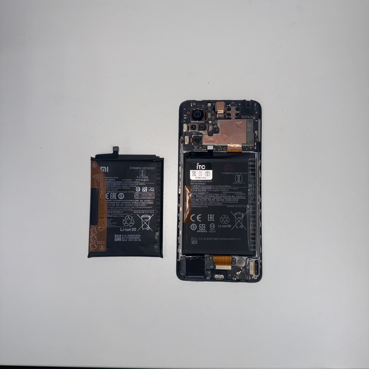 Redmi Note10Proバッテリー交換（レドミ）